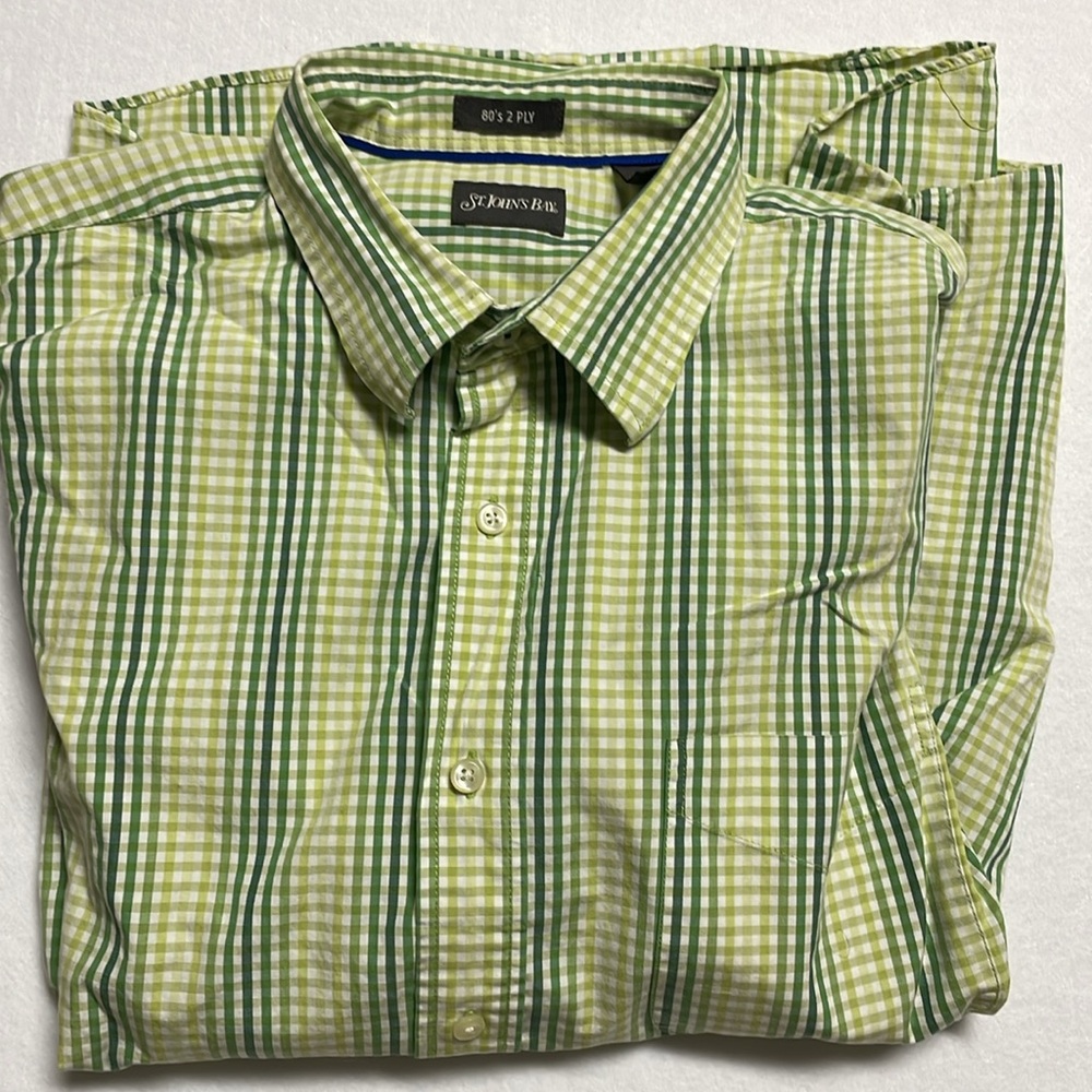 Cotton Plaid Button Down
